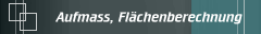 Aufmass, Flächenberechnung