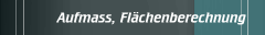 Aufmass, Flächenberechnung